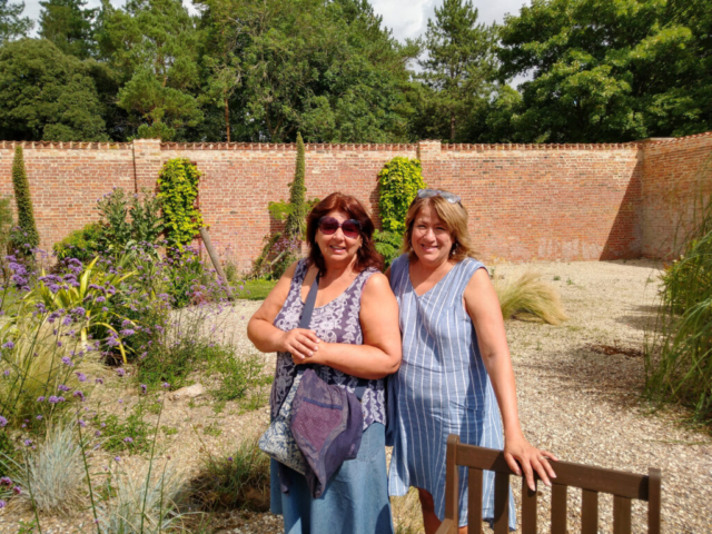 Jane and Fiona,  Walled Garden Baumber