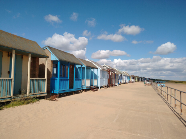 Beach huts, Sutton on Sea Promenade