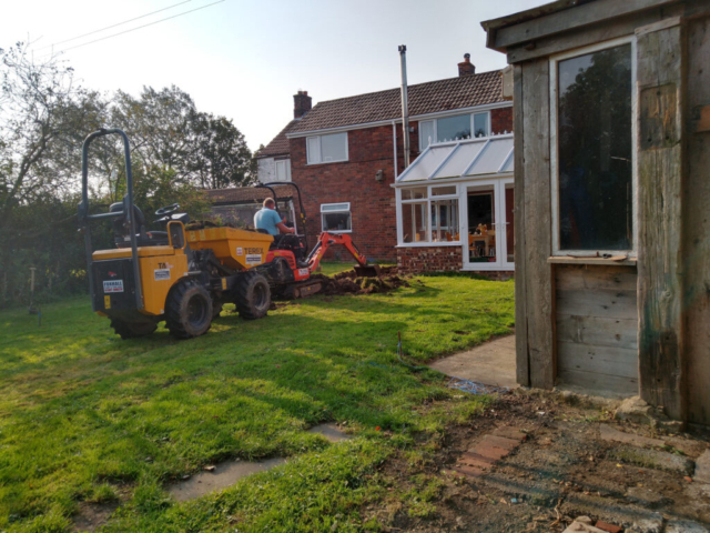 Breaking ground