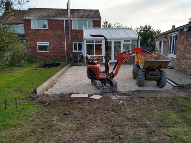 Stones laid