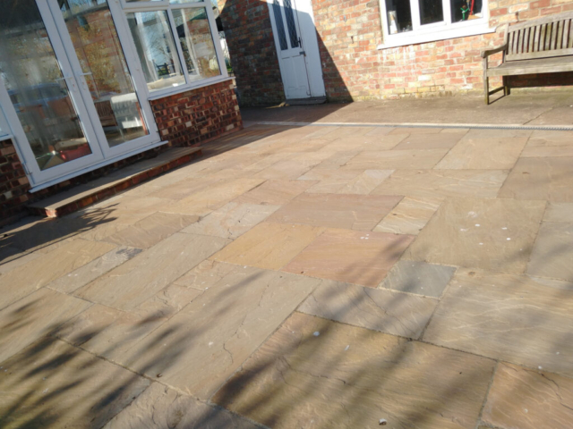 Patio after
