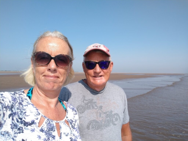 Beach selfie