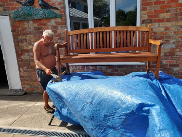 Refurbishing the bench