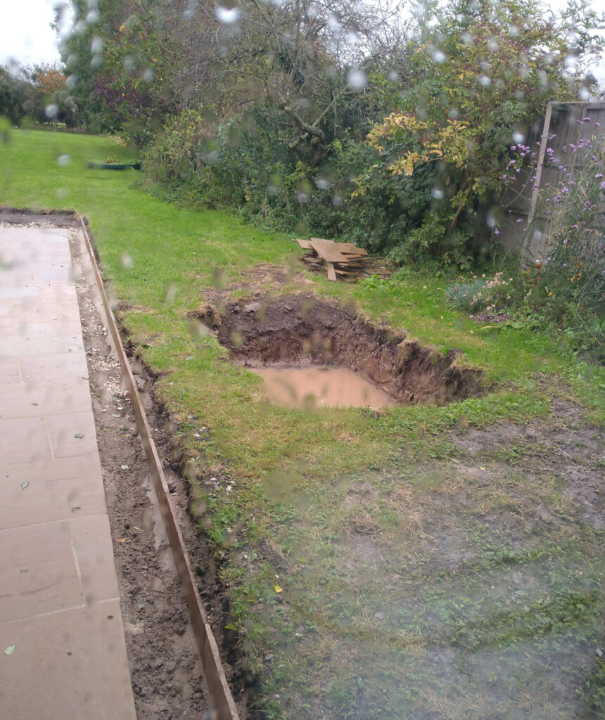 Pond filling up without assistance