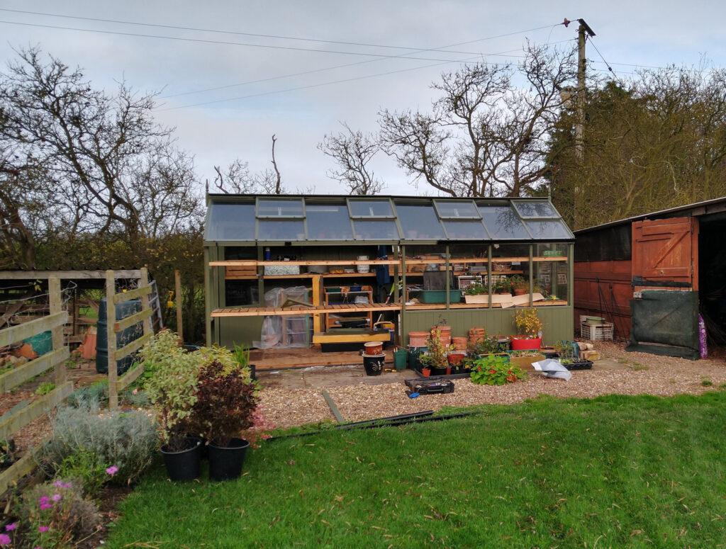 Potting shed window replacement