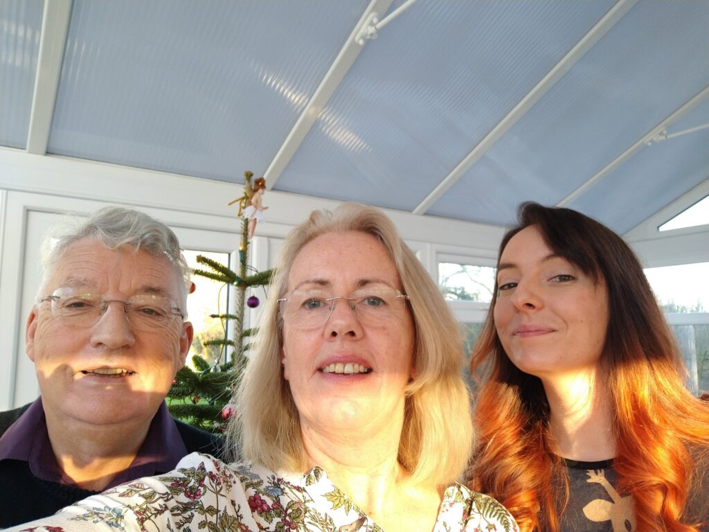 Christmas selfie