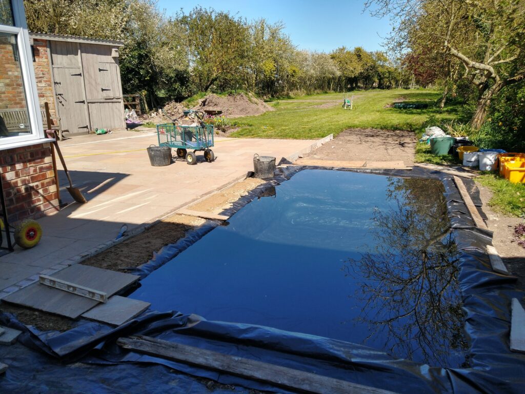 Ready to lay slabs