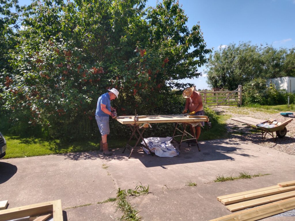 Door making in the shade
