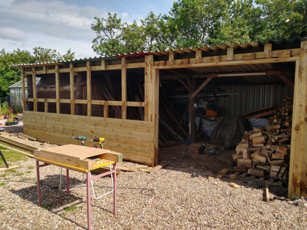 Panelling started