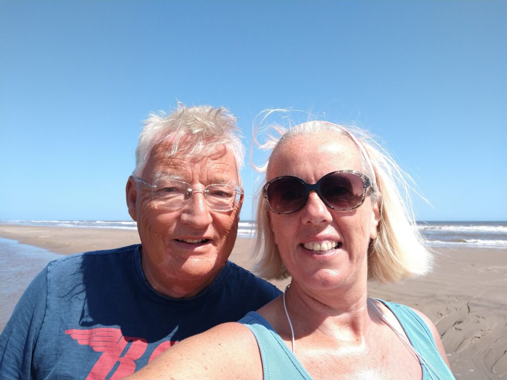 Beach selfie