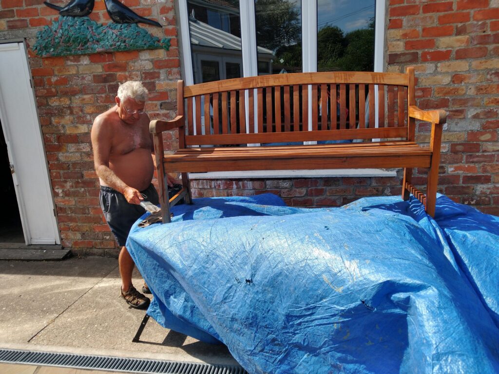 Refurbishing the bench