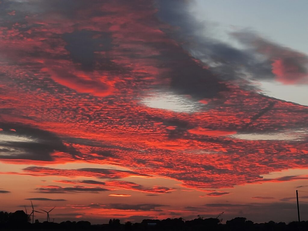 Dramatic sunset