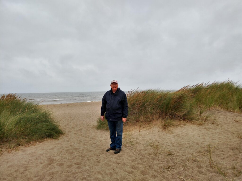 Breezy day on the beach