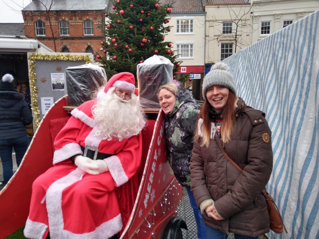 Taking the kids to see Santa